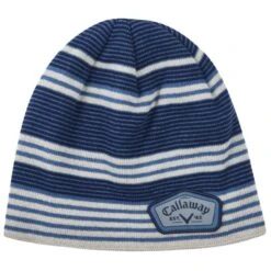 Callaway Gents Winter Chill Beanie Blue Silver Navy