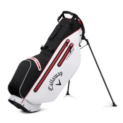 Callaway Fairway C HD Dbl Stand Bag Black White Fire