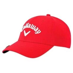 Callaway Gents Stitch Magnet Adj Cap Red