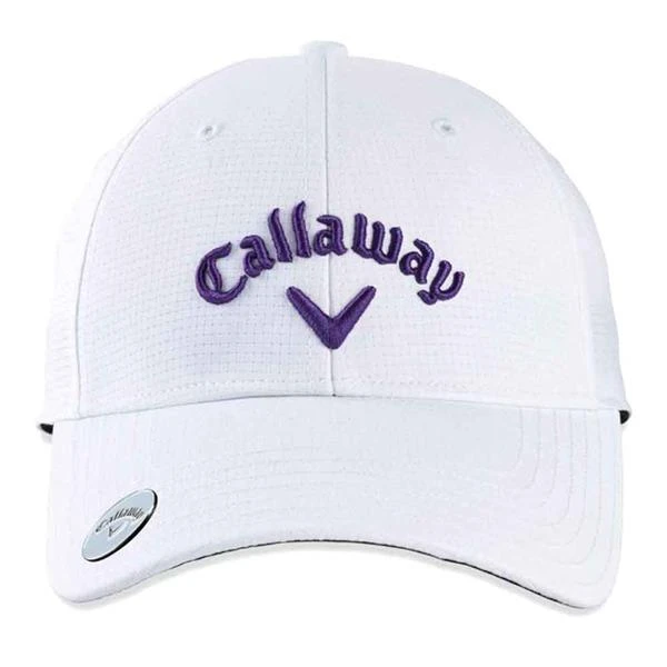Callaway Ladies Stitch Magnet Cap White PUR - Image 2