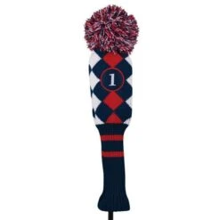Callaway Pom Pom Driver Headcover Navy Red White