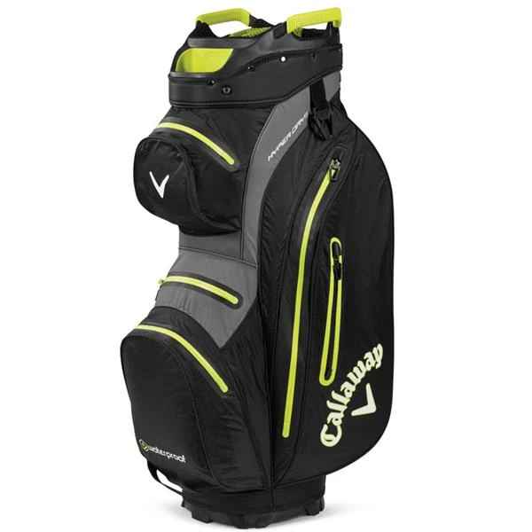 Callaway Hyper Dry 15 Cart Bag Black - Yellow