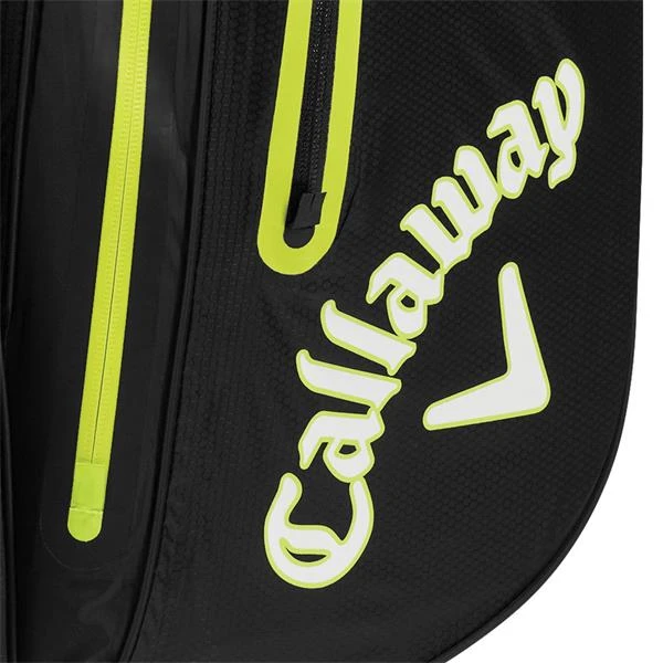 Callaway Hyper Dry 15 Cart Bag Black - Yellow - Image 3