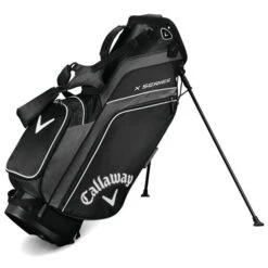 Callaway X Series 19 Stand Bag Black - Titanium - White