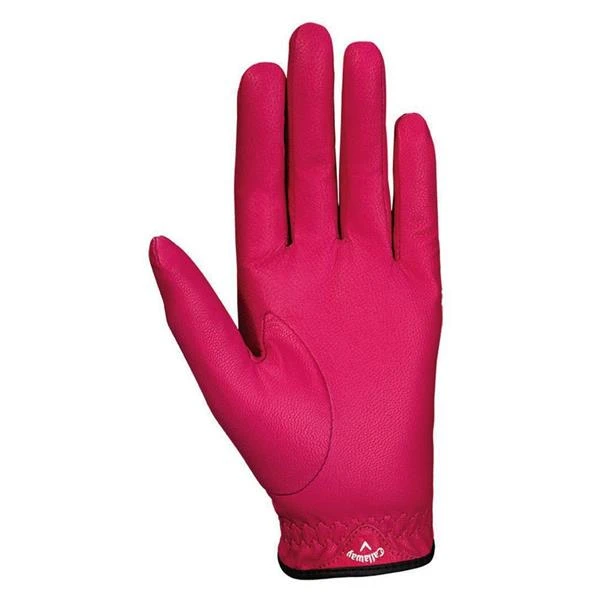 Callaway Ladies Opti-Colour Gloves Left Hand Pink - Image 2