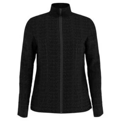 Callaway Ladies Full Zip Waffle Fleece Castlerock Heather (073)