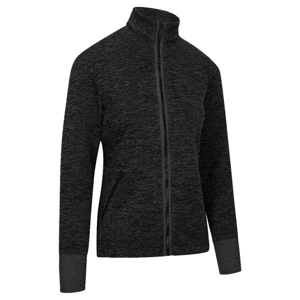 Callaway Ladies Dual Action Aquapel ® Heathered Fleece Black Heather (003)