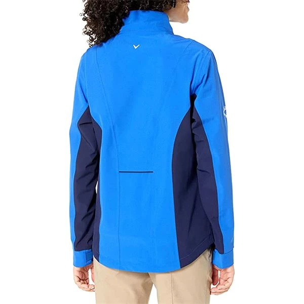 Callaway Ladies Colorblock 4.0 Waterproof Jacket Blue Tattoo (474) - Image 2