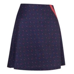 Callaway Ladies Allover Geometric Strawberry Skort Peacoat (410)