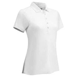 Callaway Junior - Girls Micro Hex Solid Polo Shirt White (100)