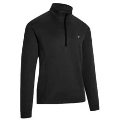 Callaway Gents ¼ Zip Ottoman Fleece Caviar (002)