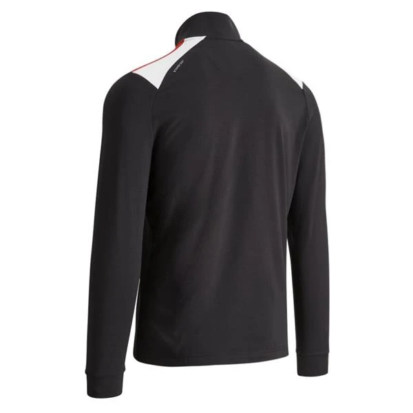Callaway Gents ¼ Zip Chillout Top Caviar - Red - Image 2