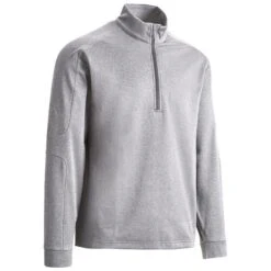 Callaway Gents Pullover Midweight Waffle Top Quarry (080)