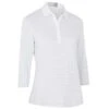 Callaway Ladies Space Dye Jersey Polo Shirt White (123)