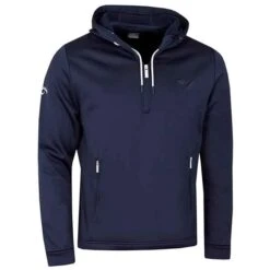Callaway Gents ¼ Zip Swing Tech Hoodie Peacoat (410)