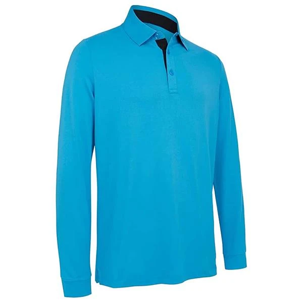 Callaway Gents Long Sleeve Performance Polo Shirt Malibu (450)
