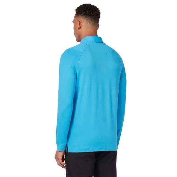 Callaway Gents Long Sleeve Performance Polo Shirt Malibu (450) - Image 4