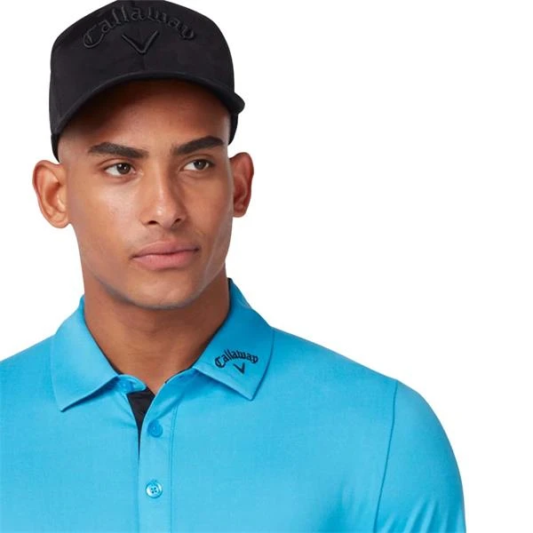 Callaway Gents Long Sleeve Performance Polo Shirt Malibu (450) - Image 6