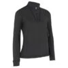 Callaway Ladies ¼ Zip Chev Top Caviar (002)