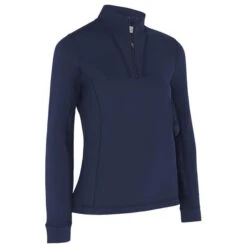 Callaway Ladies ¼ Zip Chev Top Peacoat (410)