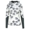 Callaway Ladies Textured Floral Hoodie White (123)