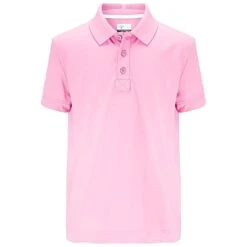 Callaway Junior - Boys Micro Hex Polo Shirt Pink (695)