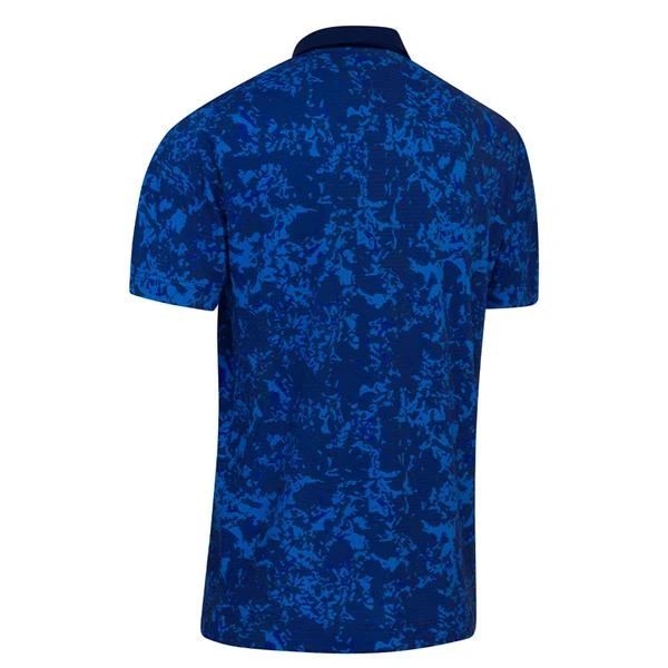 Callaway Gents All Over Abstract Camo Printed Polo Shirt Limoges (973) - Image 2