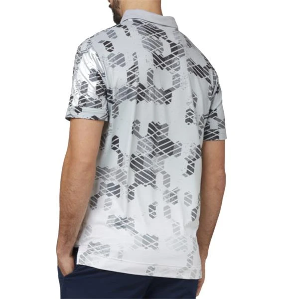 Callaway Gents All Over Abstract Camo Printed Polo Shirt White (100) - Image 2