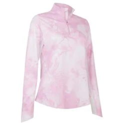 Callaway Ladies Tye Dye Sun Protection Top Pastel - Lavender (697)