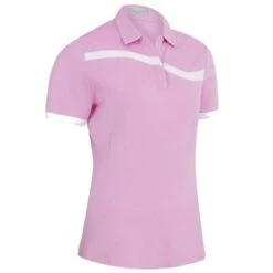 Callaway Ladies Color Block Polo Pink (676)