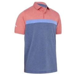Callaway Gents Soft Touch Colour Block Polo Shirt Teaberry (647)