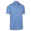 Callaway Gents Soft Touch Micro Print Polo Shirt Amparo Blue (975)
