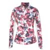Callaway Ladies Brushed Floral Sun Protection Top Fruit Dove (683)