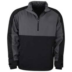 Callaway Gents ¼ Zip Water Resistant Wind Jacket Caviar (002)
