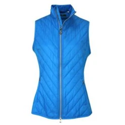 Callaway Ladies Lightweight Quilted Vest Blue Sea Star (476)