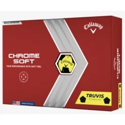Callaway Chrome Soft 22 Truvis Yellow And Black Tour Golf Balls