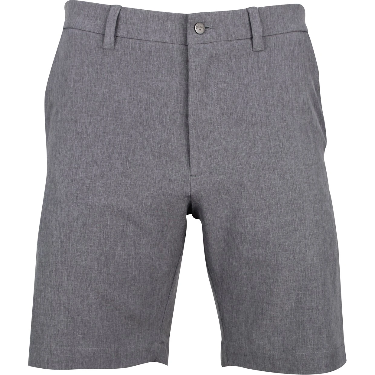 Callaway Swing Tech Heather Ergo 9” Shorts Flat Front Golf Apparel