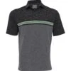 Callaway Yarn-Dyed Ventilated Jaspe Engineered Stripe Shirt Polo Short Sleeve Golf Apparel